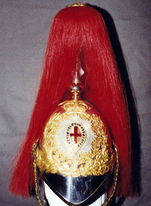 red horsehair plume